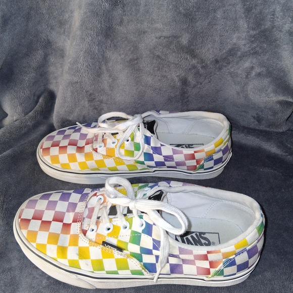 Vans Colorful Checkered Sneakers - Picture 2 of 4